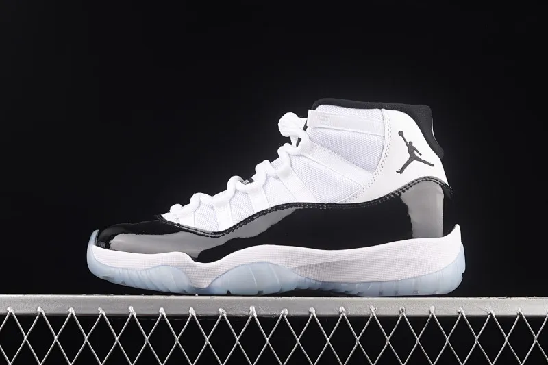All categories Air Jordan Jordan series basketball shoes Air Jordan 11 F version Air Jordan 11Concord aj11 Concord black and white replica basketball shoes 378037-100